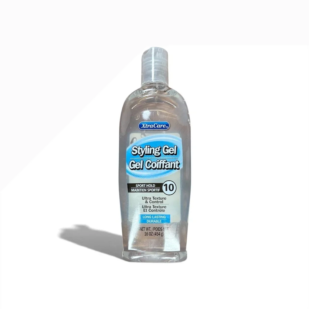 XtraCare Sport Hold 10 Styling Gel 16 oz Ultra Texture Long Lasting Hair Gel